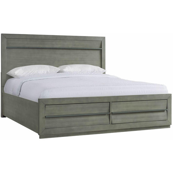 Elements International Zig B.25263.KB King Platform Bed IMAGE 1