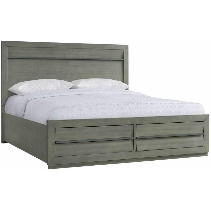  Elements International Zig B.25263.KB King Platform Bed IMAGE 1
