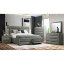  Elements International Zig B.25263.KB King Platform Bed IMAGE 9