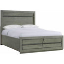  Elements International Zig B.25263.QB Queen Platform Bed IMAGE 1