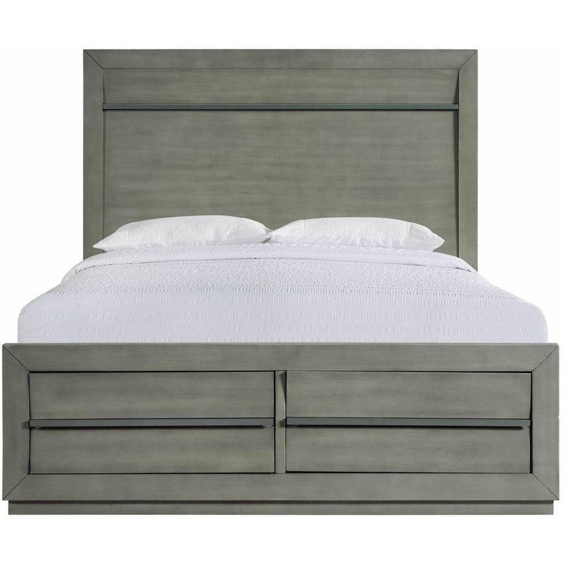  Elements International Zig B.25263.QB Queen Platform Bed IMAGE 2