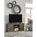 Signature Design by Ashley Trinell EW0446-268 Large TV Stand with Fireplace Option IMAGE 6