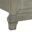  Elements International Crawford CW300KB King Panel Bed IMAGE 7