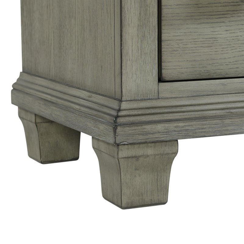 Elements International Crawford 3-Drawer Nightstand CW300NS IMAGE 3