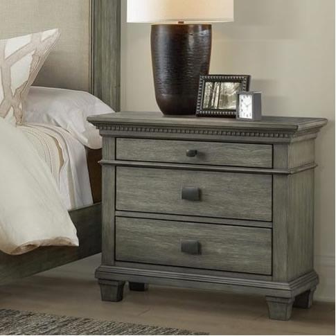 Elements International Crawford 3-Drawer Nightstand CW300NS IMAGE 6