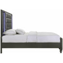  Elements International Moonstone MN600KB King Panel Bed IMAGE 3