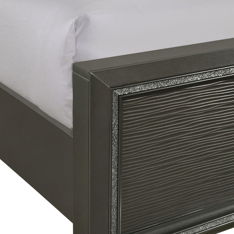  Elements International Moonstone MN600KB King Panel Bed IMAGE 6