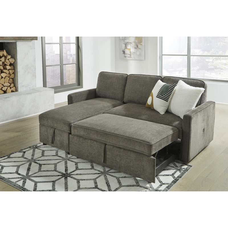 Signature Design by Ashley Kerle 26505S1 2 pc Sectional with Pop Up Bed IMAGE 11