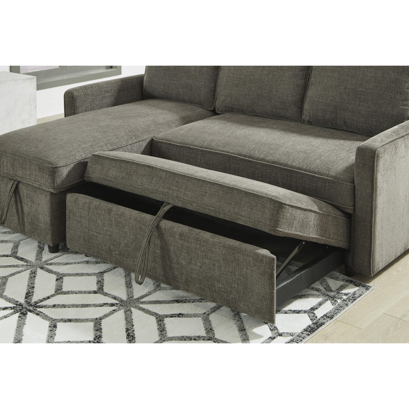 Signature Design by Ashley Kerle 26505S1 2 pc Sectional with Pop Up Bed IMAGE 12