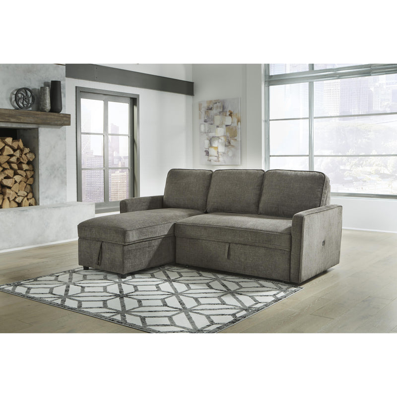 Signature Design by Ashley Kerle 26505S1 2 pc Sectional with Pop Up Bed IMAGE 6