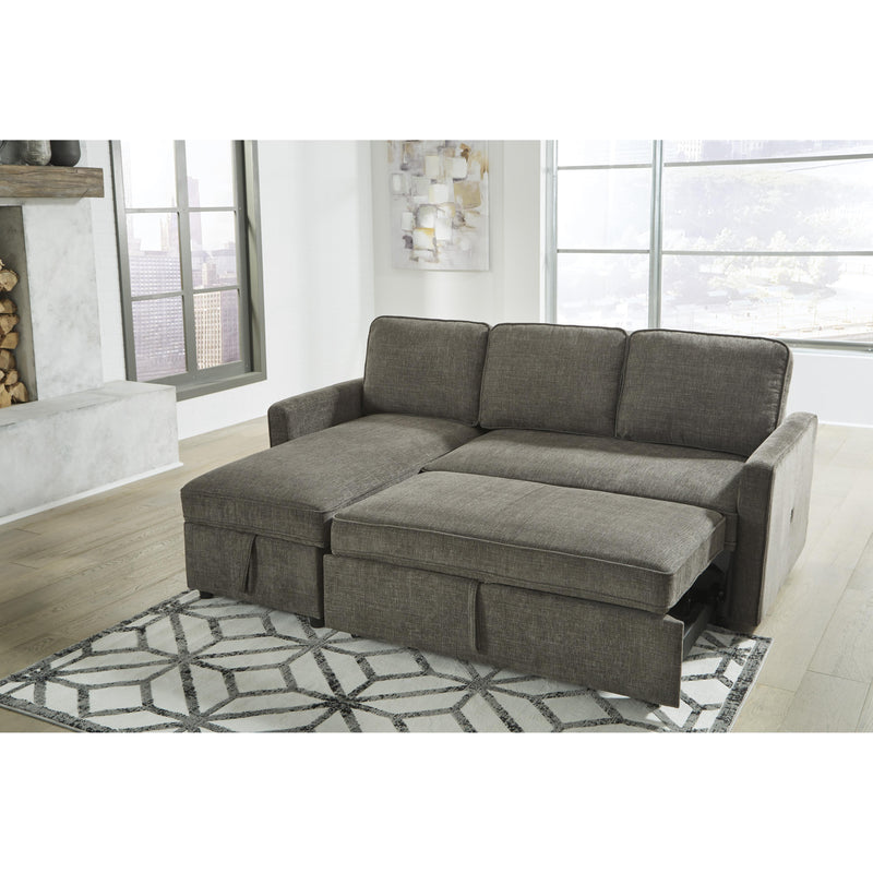 Signature Design by Ashley Kerle 26505S1 2 pc Sectional with Pop Up Bed IMAGE 7