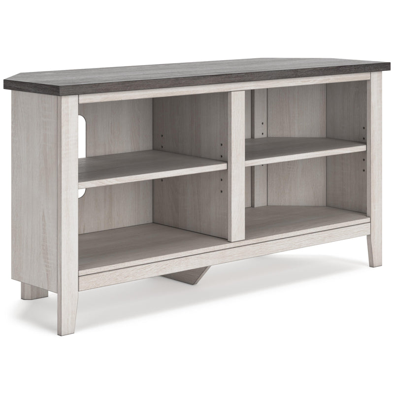 Signature Design by Ashley Dorrinson W287-46 Small Corner TV Stand IMAGE 1