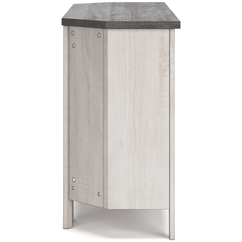 Signature Design by Ashley Dorrinson W287-67 Corner TV Stand with Fireplace Option IMAGE 3
