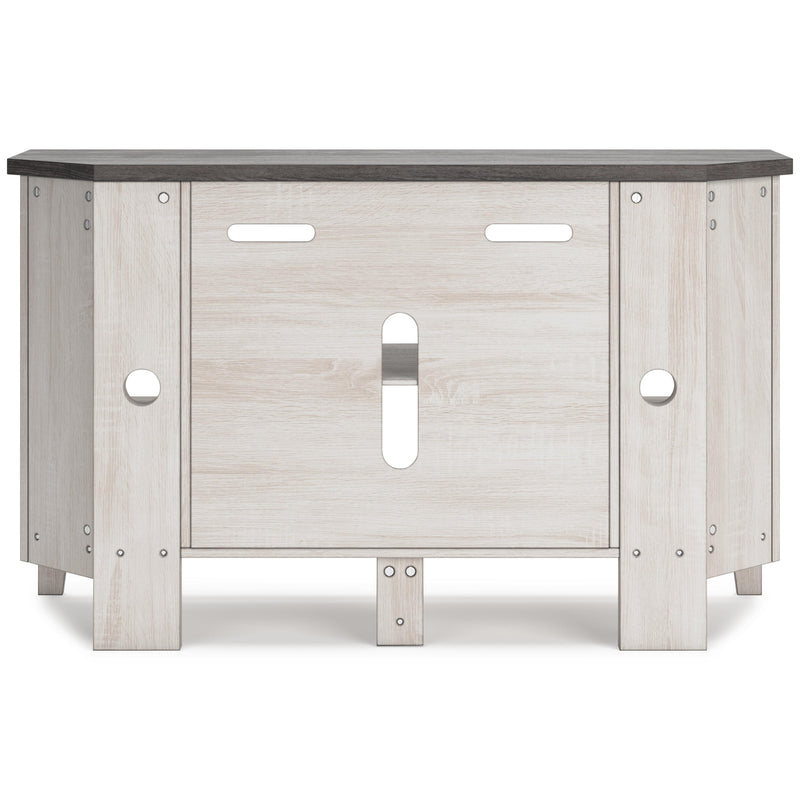 Signature Design by Ashley Dorrinson W287-67 Corner TV Stand with Fireplace Option IMAGE 4
