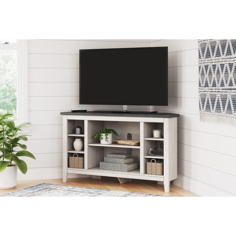 Signature Design by Ashley Dorrinson W287-67 Corner TV Stand with Fireplace Option IMAGE 6