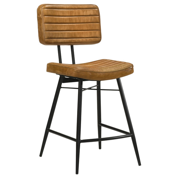 Coaster Furniture Partridge 110649 Upholstered Counter Height Stools with Footrest IMAGE 1