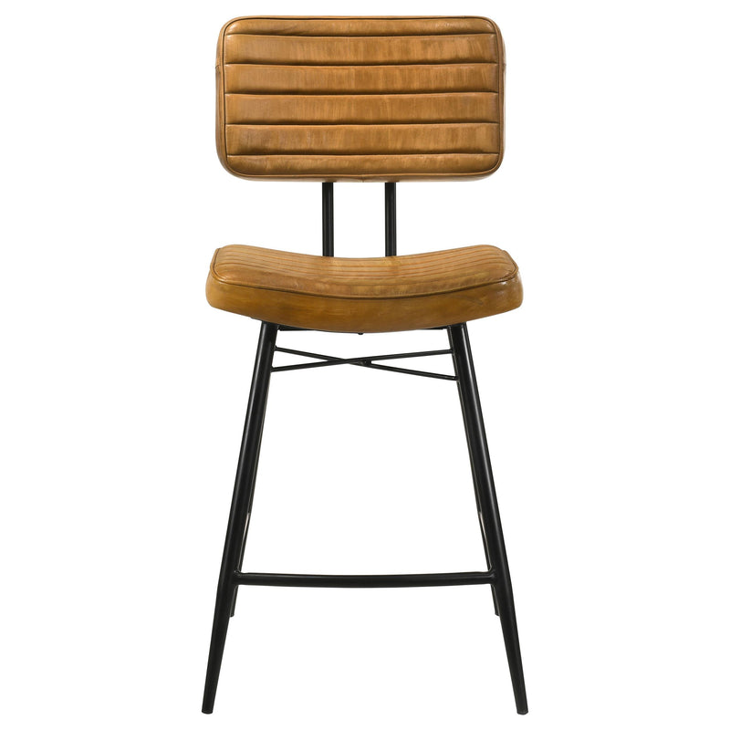 Coaster Furniture Partridge 110649 Upholstered Counter Height Stools with Footrest IMAGE 2