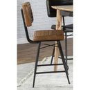 Coaster Furniture Partridge 110649 Leather Counter Chair - Antique Camel (Set of 2) IMAGE 8