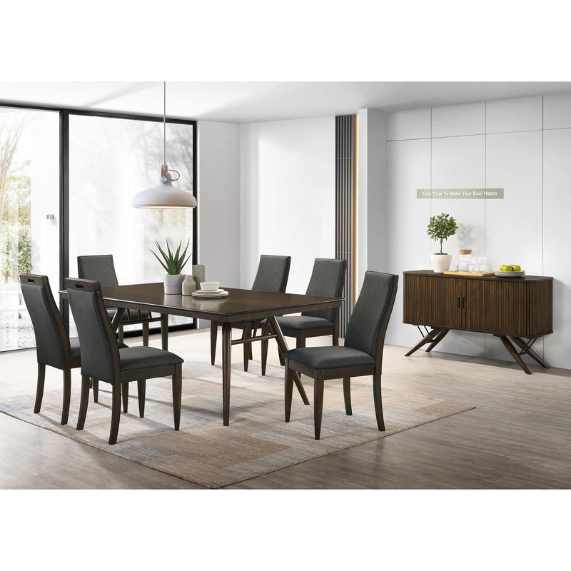 Coaster Furniture Wes 115272 Upholstered Dining Side Chair - Dark Walnut (Set of 2) IMAGE 9