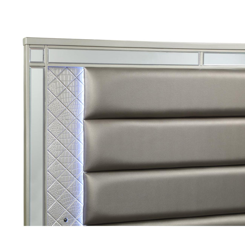 Crown Mark Cristian California King Upholstered Bed B1680-K-HB/B1680-K-FB/B1680-CK-RAIL IMAGE 2