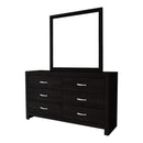  Crown Mark Jaylen B9280-11 Dresser Mirror - Black IMAGE 2