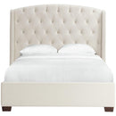  Elements International Foster UFR290QH Queen Headboard - Broadway Cream IMAGE 3