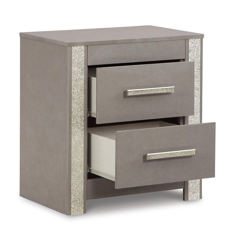 Signature Design by Ashley Surancha B1145-92 Two Drawer Night Stand IMAGE 2