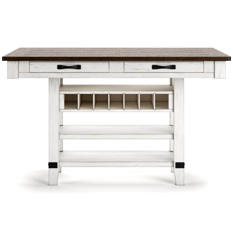 Signature Design by Ashley Valebeck D546-32 Rectangular Dining Room Counter Table IMAGE 3