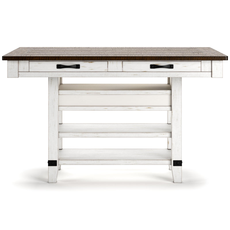 Signature Design by Ashley Valebeck D546-32 Rectangular Dining Room Counter Table IMAGE 5