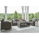  Signature Design by Ashley Oasis Court P335-081 Sofa/Chairs/Table Set IMAGE 4