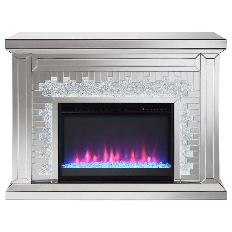Coaster Furniture Gilmore 991048 Rectangular Freestanding Fireplace - Mirror IMAGE 5