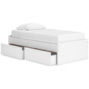  Signature Design by Ashley Onita EB9630B6 Twin Platform Bed with 1 Side Storage IMAGE 2