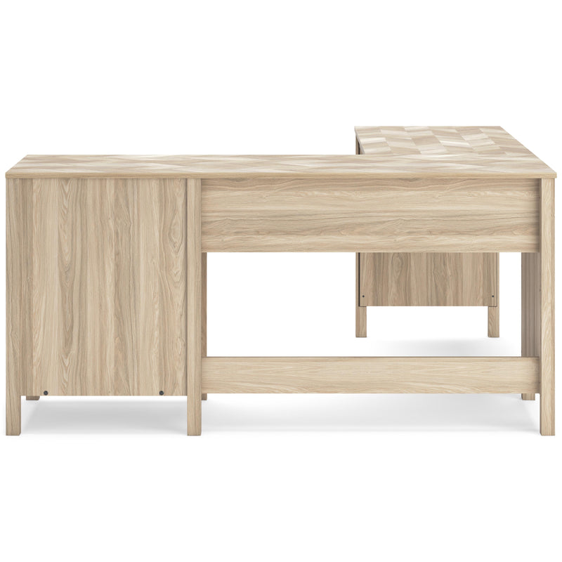  Signature Design by Ashley Battelle H3929H1 60" Home Office Desk with Return IMAGE 6