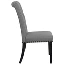  Coaster Furniture Alana 115162 Fabric Upholstered Dining Side Chair - Grey IMAGE 7