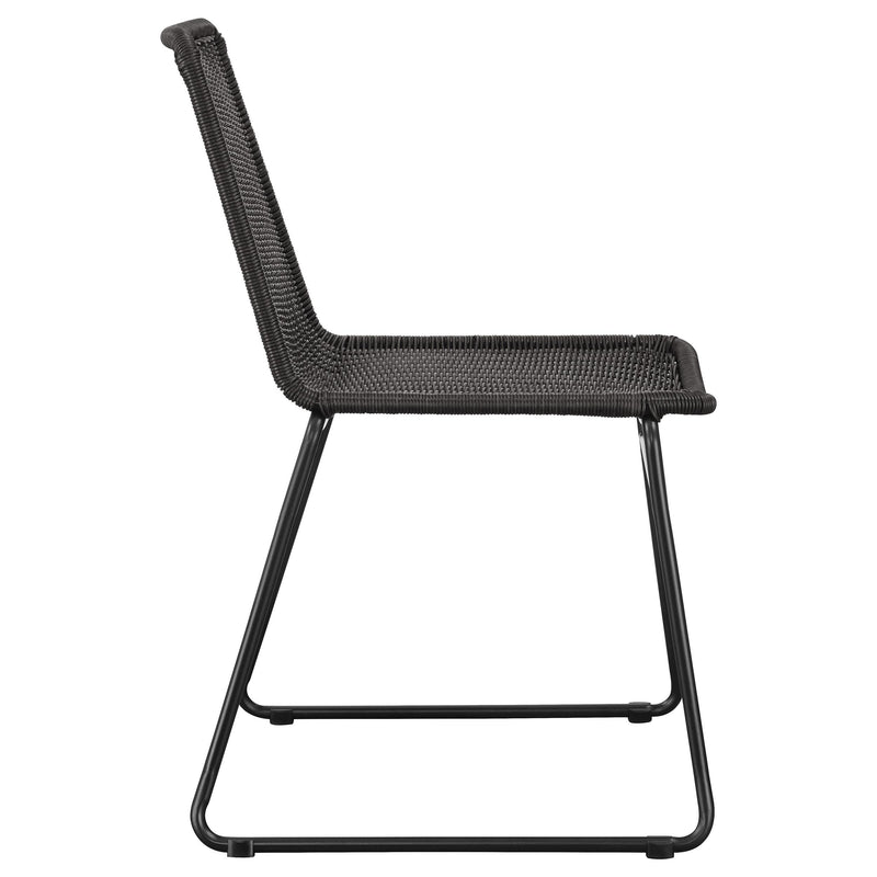 Coaster Furniture Dacy 192032 Faux Rattan Metal Dining Side Chair - Brown (Set of 2) IMAGE 7