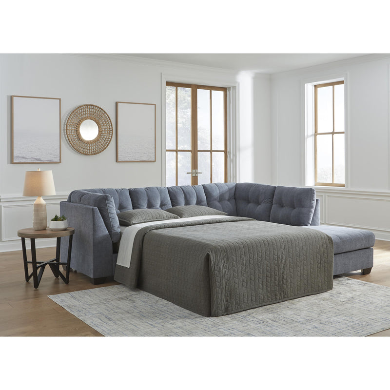  Signature Design by Ashley Marleton 55303S4 2 pc Sleeper Sectional with Chaise IMAGE 4