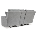  Signature Design by Ashley Biscoe 9050318 Power Reclining Loveseat with Console and Adjustable Headrest IMAGE 5