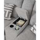  Signature Design by Ashley Biscoe 9050318 Power Reclining Loveseat with Console and Adjustable Headrest IMAGE 7