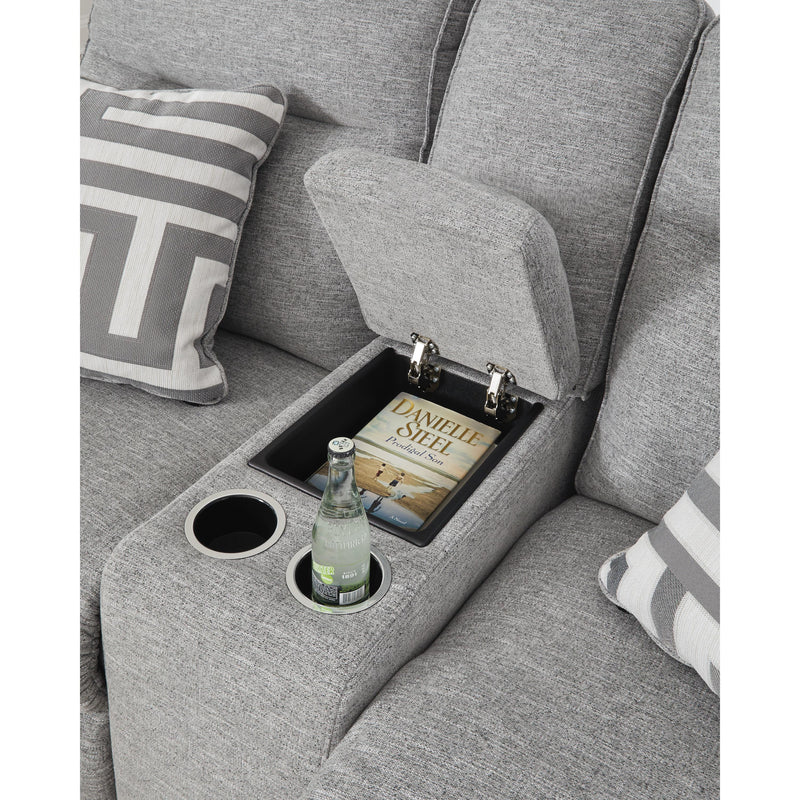  Signature Design by Ashley Biscoe 9050318 Power Reclining Loveseat with Console and Adjustable Headrest IMAGE 7