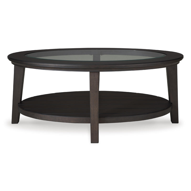  Signature Design by Ashley Celamar T429-0 Oval Cocktail Table IMAGE 2