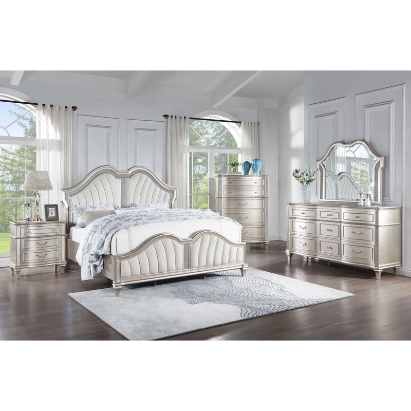 Coaster Furniture Evangeline 223392 3-Drawer Nightstand - Silver Oak IMAGE 11