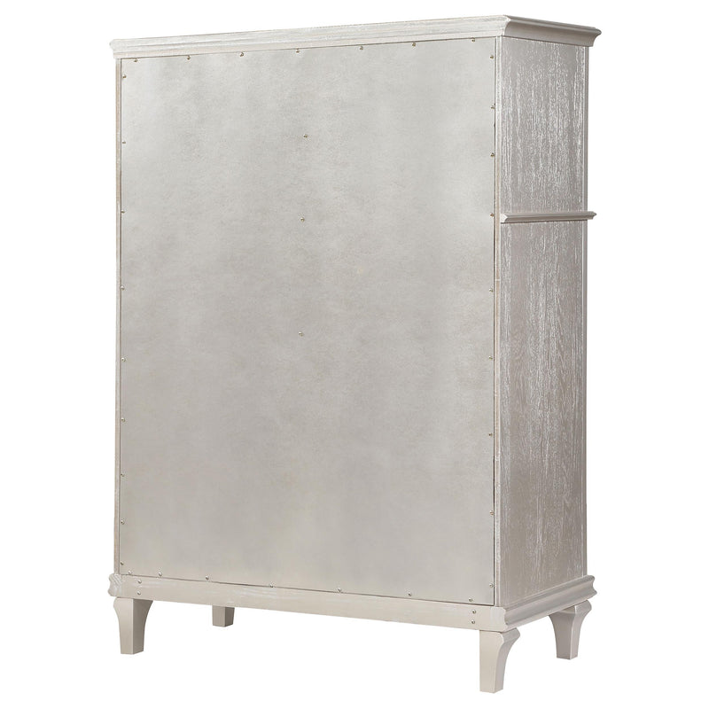 Coaster Furniture Evangeline 223395 6-Drawer Chest - Silver Oak IMAGE 7