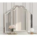 Coaster Furniture Evangeline 223398 Tri-Fold Vanity Mirror - Silver Oak IMAGE 4