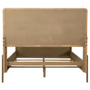 Coaster Furniture Arinia 224300KE Upholstered Eastern King Panel Bed - Sand Wash/Natural Cane IMAGE 6