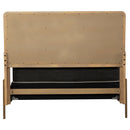 Coaster Furniture Arinia 224300KE Upholstered Eastern King Panel Bed - Sand Wash/Natural Cane IMAGE 9