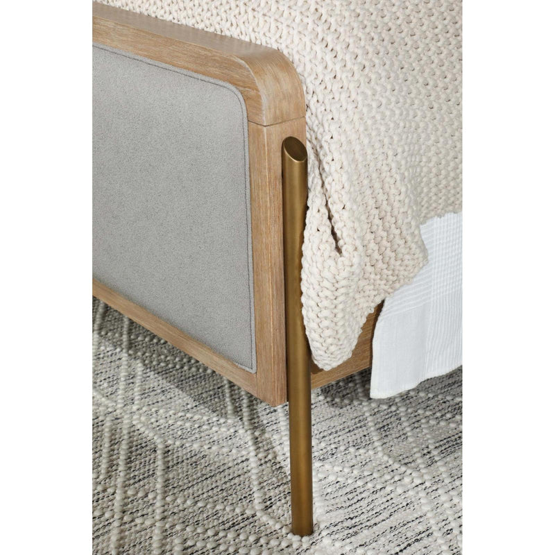 Coaster Furniture Arini 224301KE Upholstered Eastern King Panel Bed - Sand Wash and Grey IMAGE 15