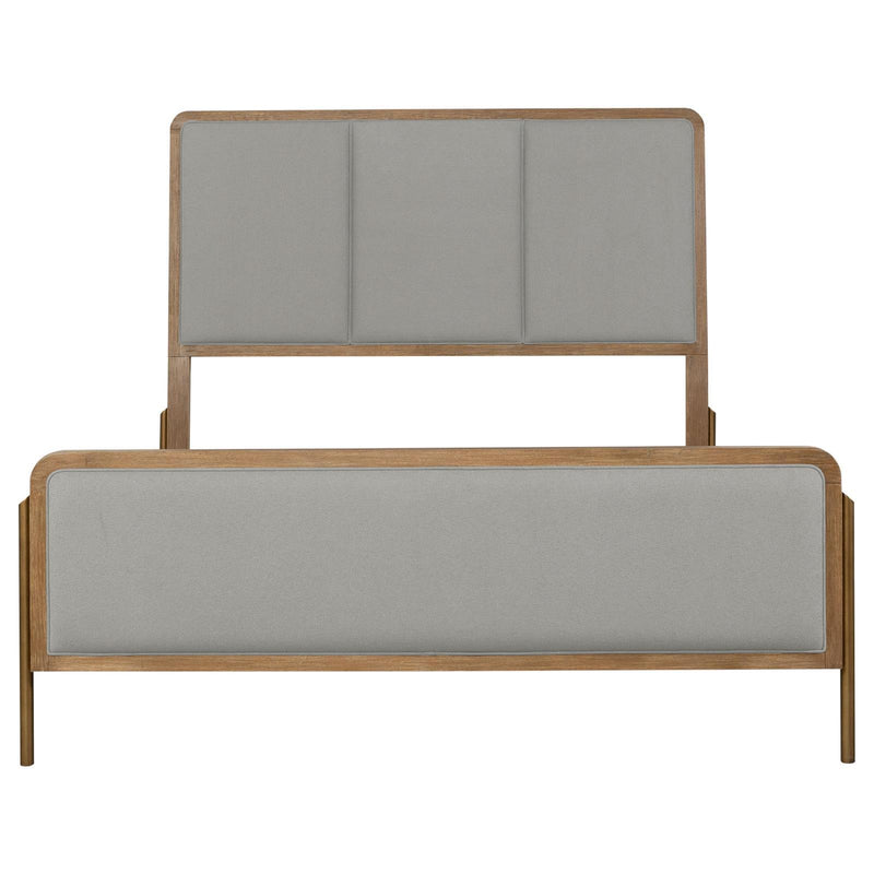 Coaster Furniture Arini 224301KE Upholstered Eastern King Panel Bed - Sand Wash and Grey IMAGE 4