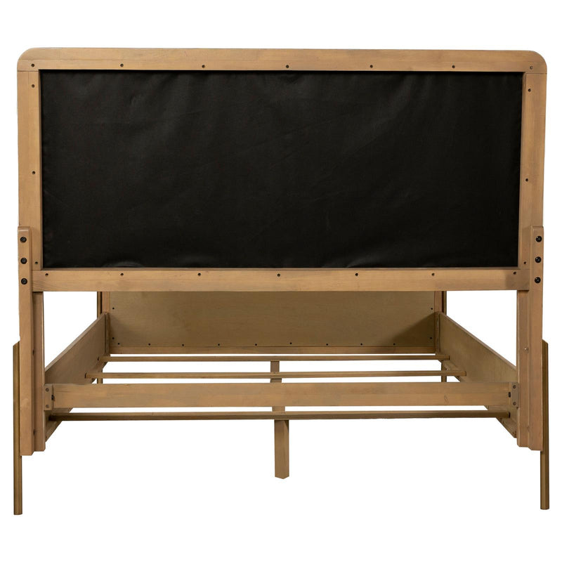Coaster Furniture Arini 224301KE Upholstered Eastern King Panel Bed - Sand Wash and Grey IMAGE 6