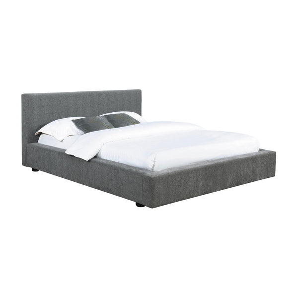 Coaster Furniture Gregory 316020KE Upholstered Platform Bed - Graphite IMAGE 1