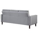  Coaster Furniture Bowen 506781 Upholstered Track Arm Tufted Sofa - Grey IMAGE 6